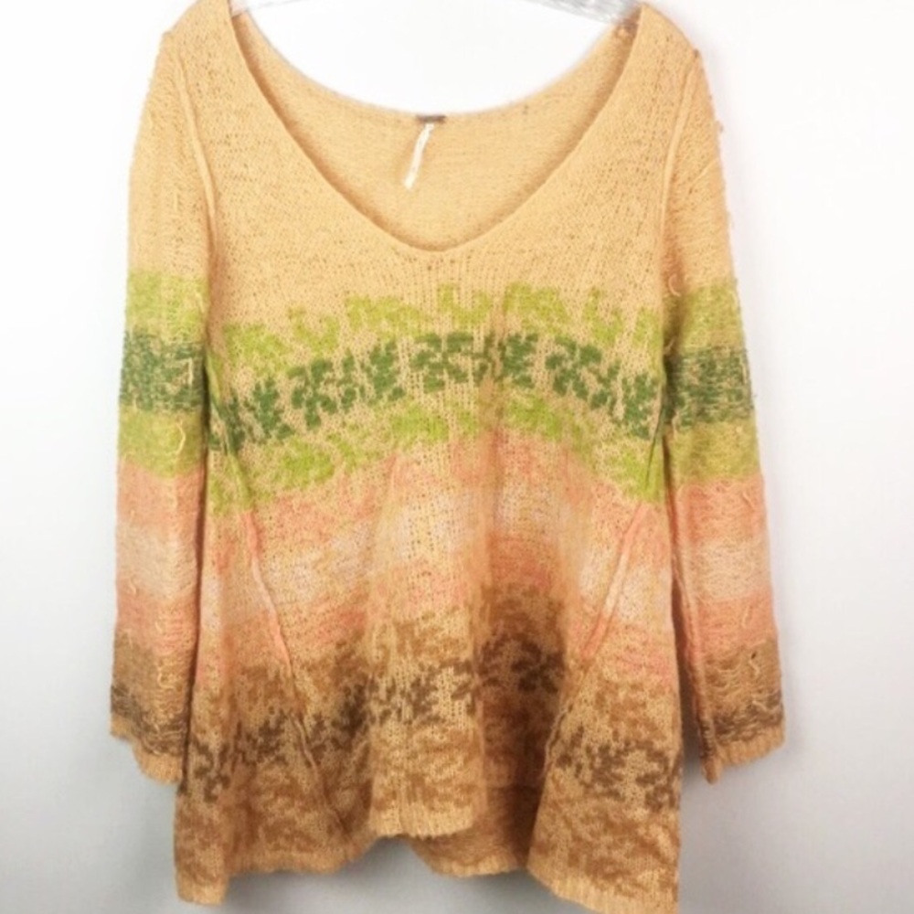 COPY - Free People southwestern  sunset sweater med
